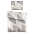 BETTWÄSCHE Mavie Satin 160/210 cm  - Grau, KONVENTIONELL, Textil (160/210cm) - Esposa