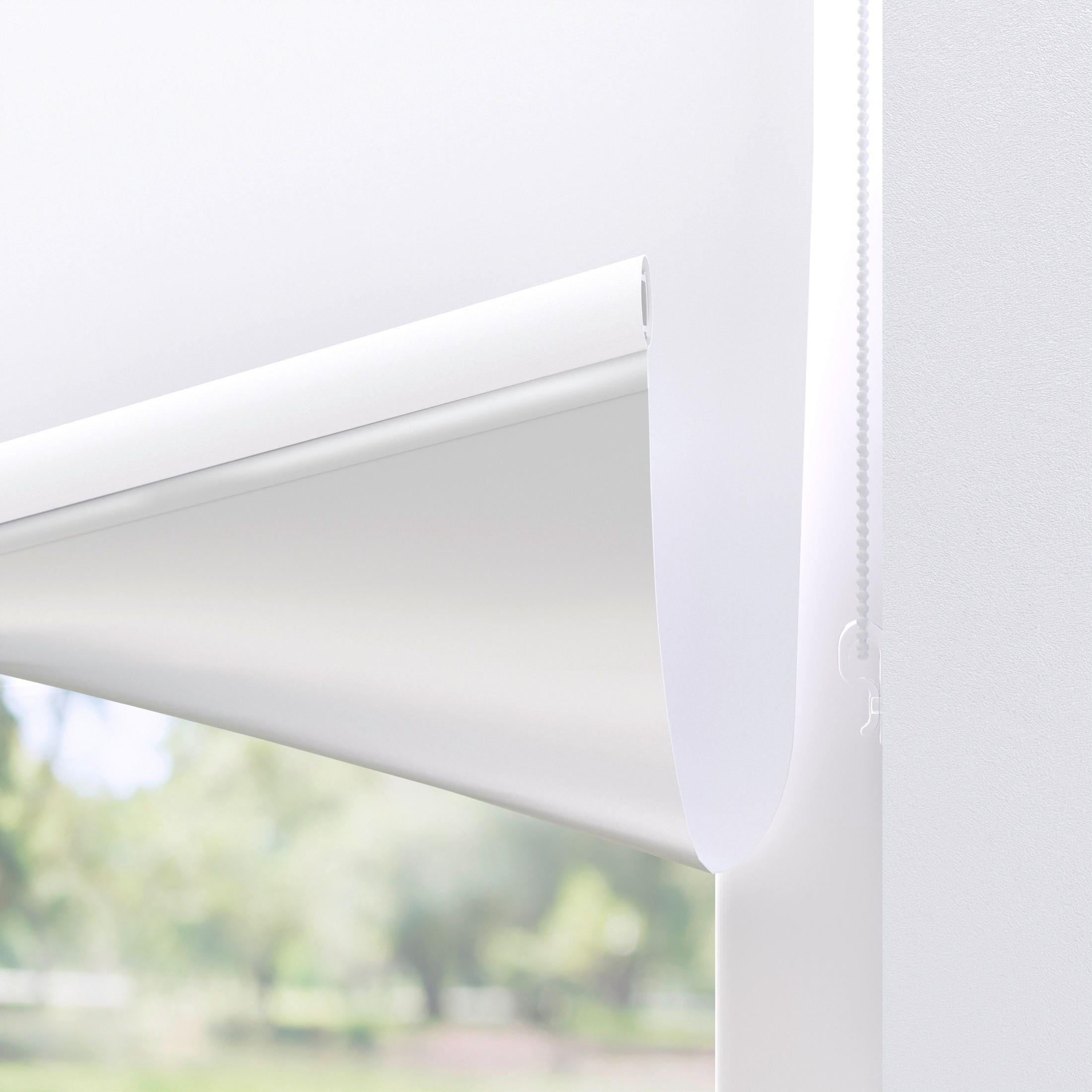 ROLLO  blickdicht  120/150 cm    - Weiß, Basics, Kunststoff (120/150cm)