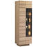 VITRINE in massiv, mehrschichtige Massivholzplatte (Tischlerplatte) Wildeiche Eichefarben - Eichefarben, Natur, Glas/Holz (64/201,6/42,5cm) - Voglauer VITRINE in massiv, mehrschichtige Massivholzplatte (Tischlerplatte) Wildeiche Eichefarben - Eichefarben, Natur, Glas/Holz (64/201,6/42,5cm) - Voglauer