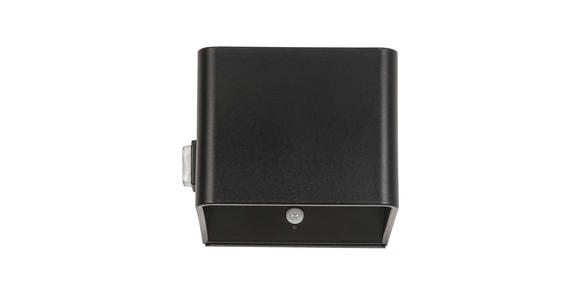 AKKU-WANDLEUCHTE - Schwarz, Basics, Kunststoff/Metall (10,1/10,28/8,05cm) - Novel