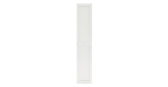LANDHAUSTÜR 45,3/235/1,8 cm Weiß  - Alufarben/Weiß, KONVENTIONELL, Holzwerkstoff/Kunststoff (45,3/235/1,8cm) - Hom`in