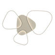 LED-DECKENLEUCHTE Alvia 102,5/72,5/5 cm  - Sandfarben, Design, Kunststoff/Metall (102,5/72,5/5cm) - Novel