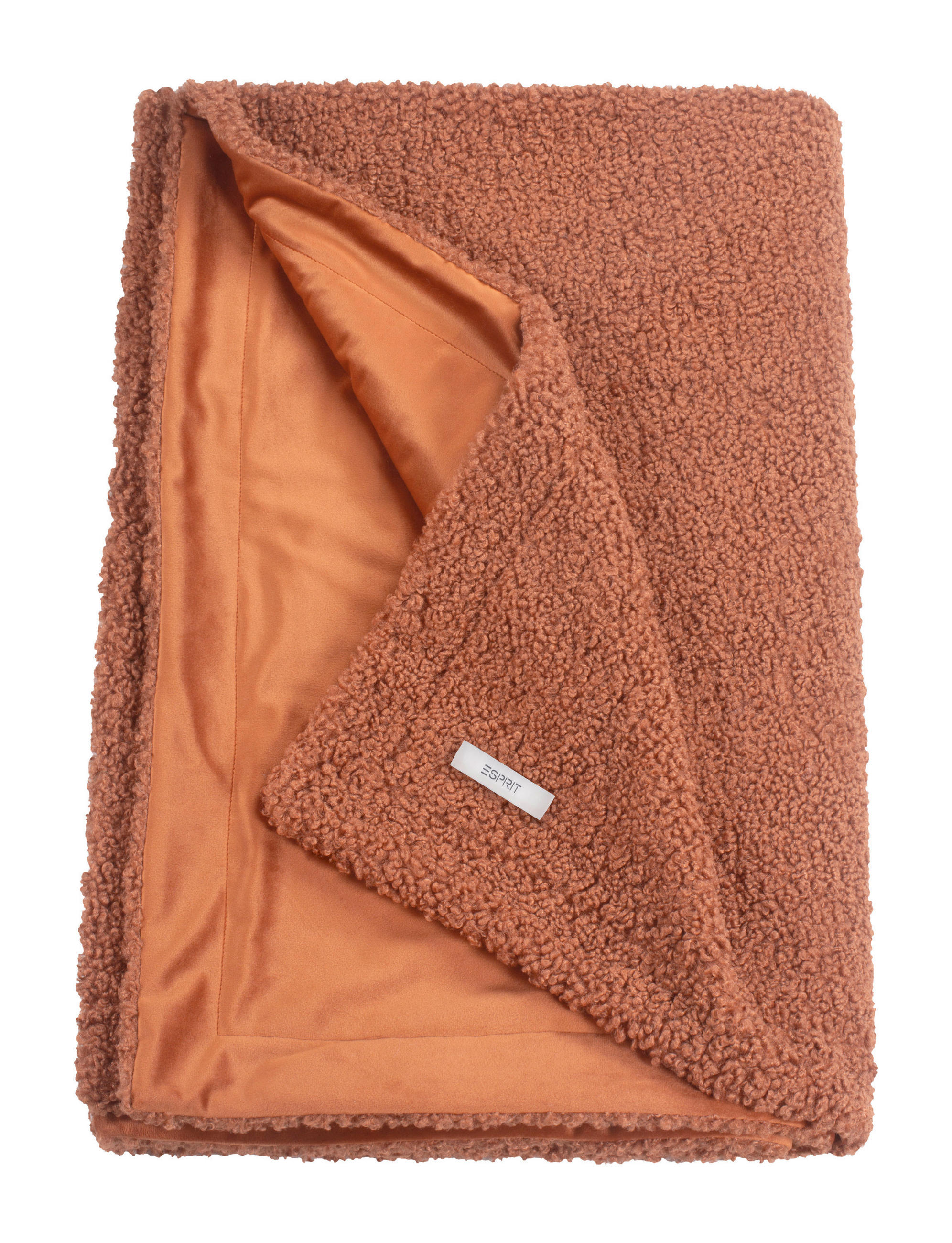 PLAID E-Teddy 130/170 cm  - Rostfarben, Basics, Textil (130/170cm) - Esprit