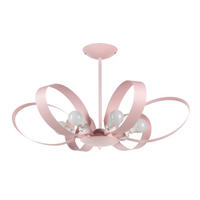 KRONLEUCHTER 65/110 cm   - Pink, Design, Metall (65/110cm)