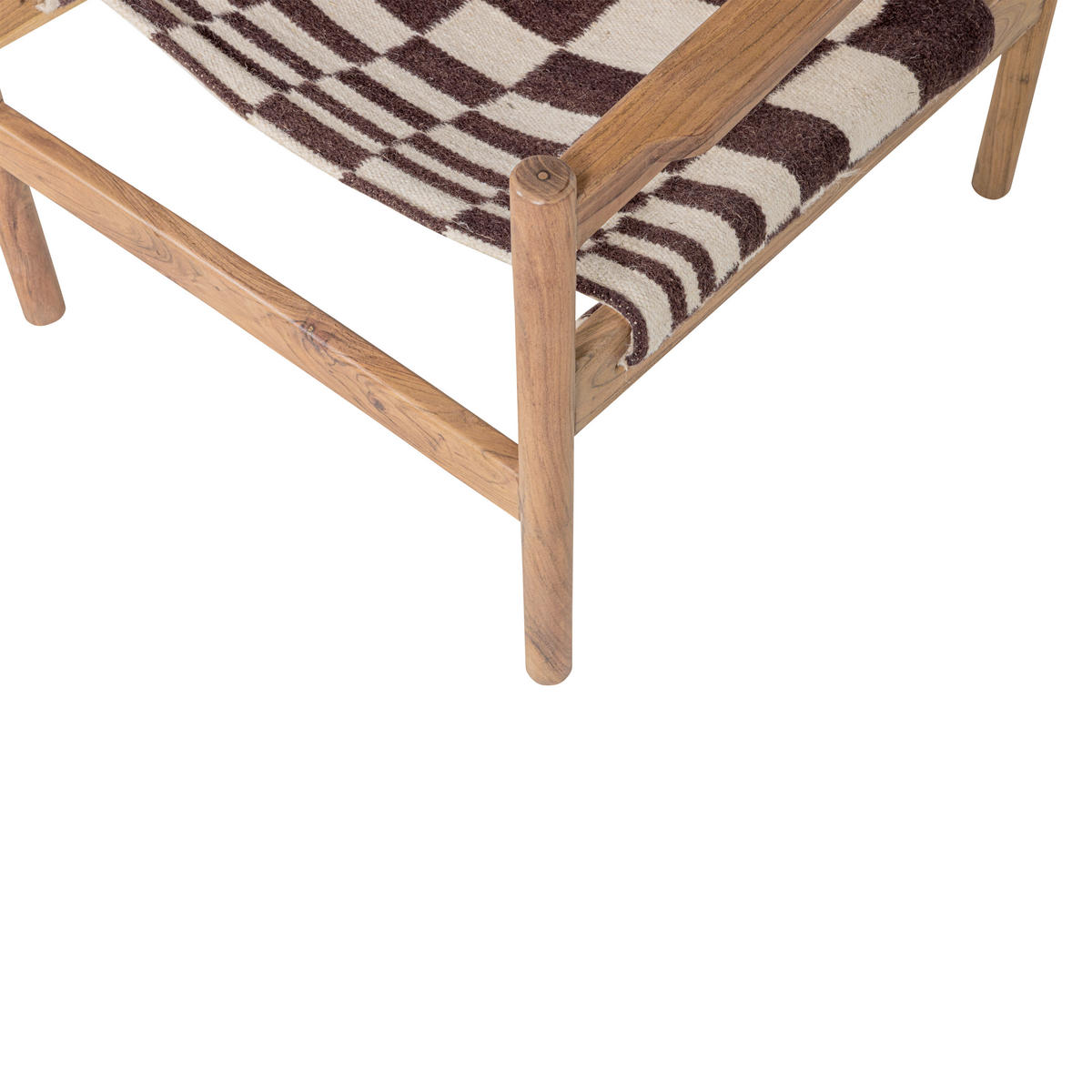 SESSEL in Webstoff Braun, Naturfarben  - Braun/Naturfarben, MODERN, Holz/Textil (73/76/67cm) - Livetastic
