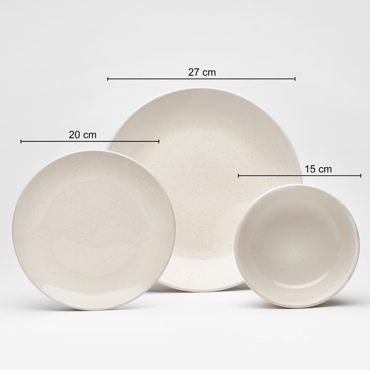 KOMBISERVICE Creme Göteborg creme 24-teilig 6 Personen  - Creme, Basics, Keramik - Van Well