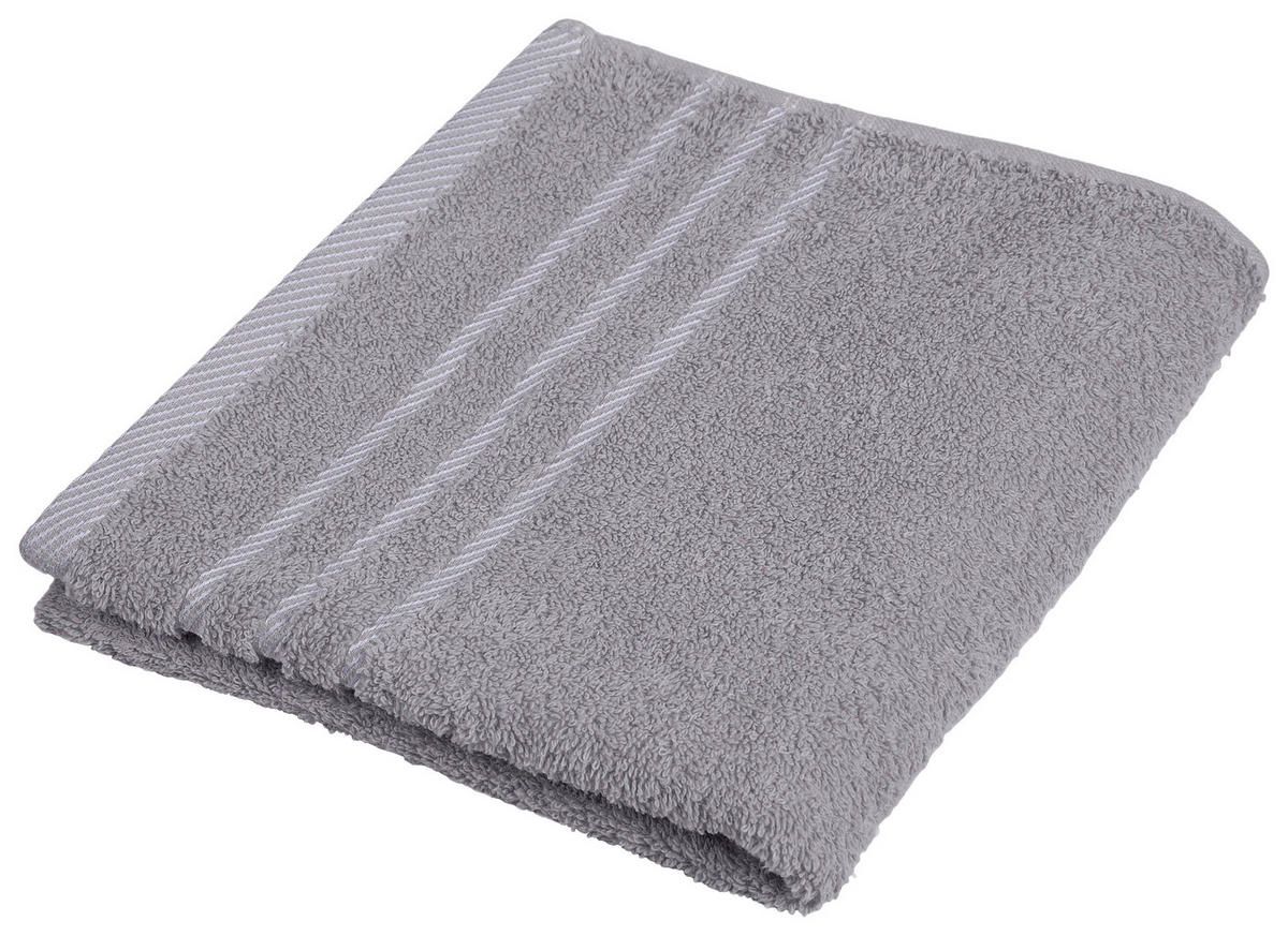RUČNÍK, 50/90 cm, tmavě šedá - tmavě šedá, Konvenční, textil (50/90cm) - Esposa