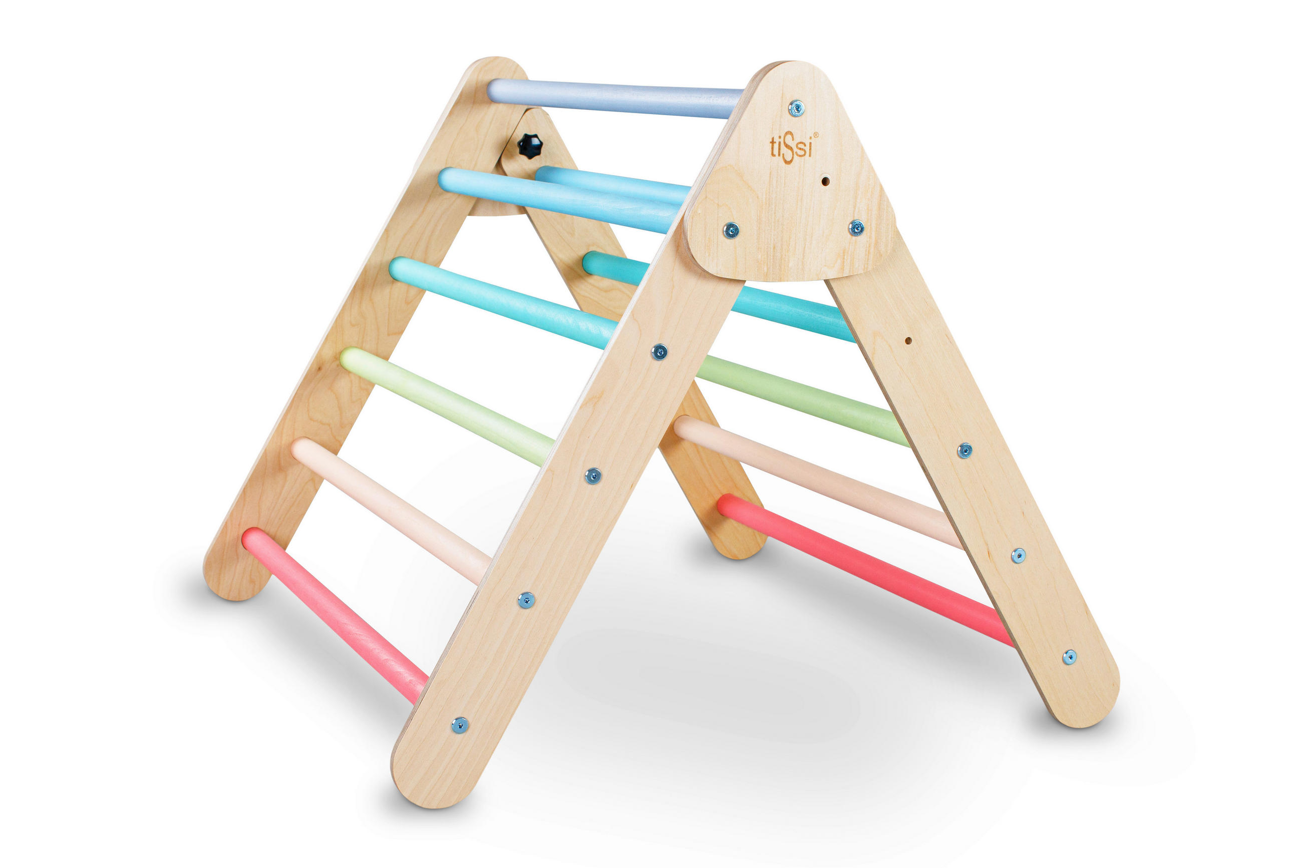 KLETTERDREIECK - Multicolor, Basics, Holz (70/82/63cm) - tiSsi