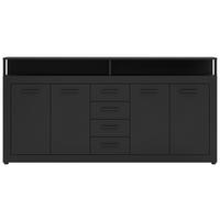 SIDEBOARD  in 190/96/32 cm  - Anthrazit, Design, Holzwerkstoff/Kunststoff (190/96/32cm) - MID.YOU