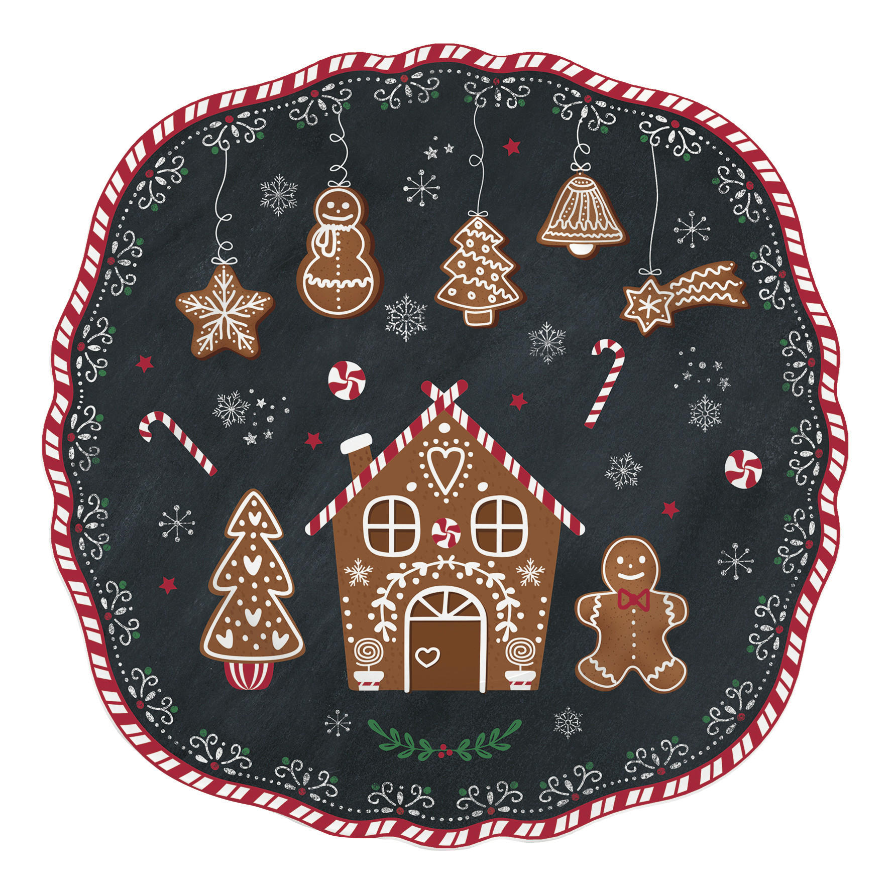 TÁL 20 cm   - fekete, Basics, kerámia (20cm)