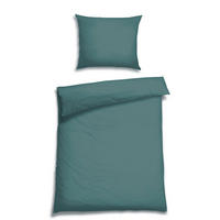 BETTWÄSCHE Satin 140/200 cm  - Jadegrün, Basics, Textil (140/200cm) - Florella