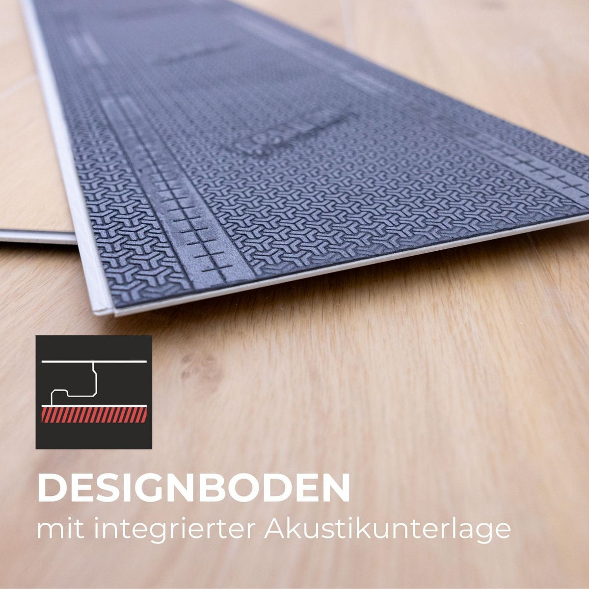 VINYLBODEN Eiche Garda  per  m² - Design, Kunststoff (122/22,9/0,53cm) - Venda