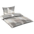 BETTWÄSCHE Mavie Satin 160/210 cm  - Grau, KONVENTIONELL, Textil (160/210cm) - Esposa