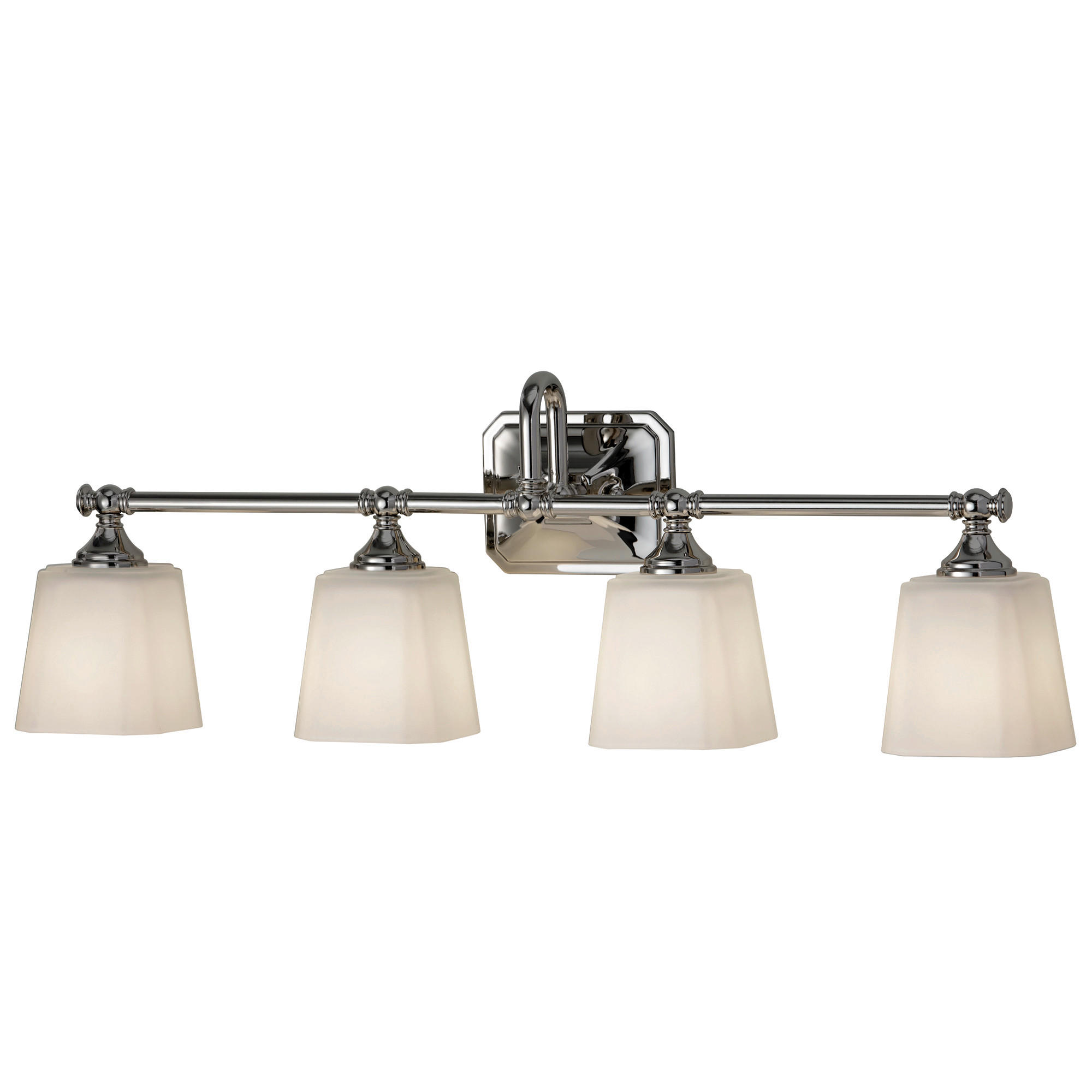 NÁSTENNÉ SVIETIDLO DO KÚPEĽNE, 76.2/25.7/15.2 cm - chrómová, Konventionell, kov/sklo (76.2/25.7/15.2cm) - Elstead Lighting