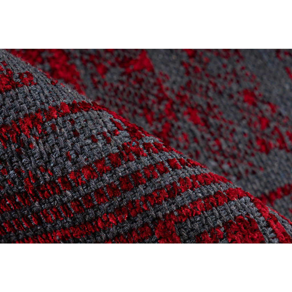 Thumbnail - Kayoom Flachwebeteppich, Rot, Textil, Used look, rechteckig, 160x230 cm, für Fußbodenheizung geeignet, Teppiche & Böden,...