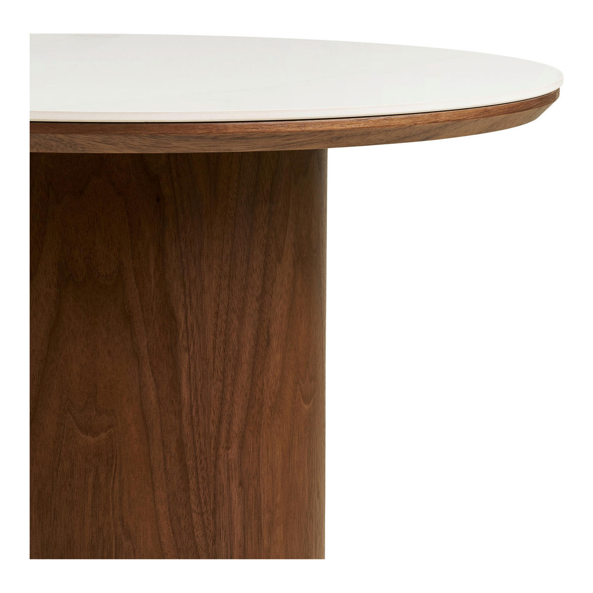 COUCHTISCH Noli Esche furniert 60/60/42 cm rund Eschefarben  - Eschefarben, Design, Holz/Keramik (60/60/42cm) - MID.YOU