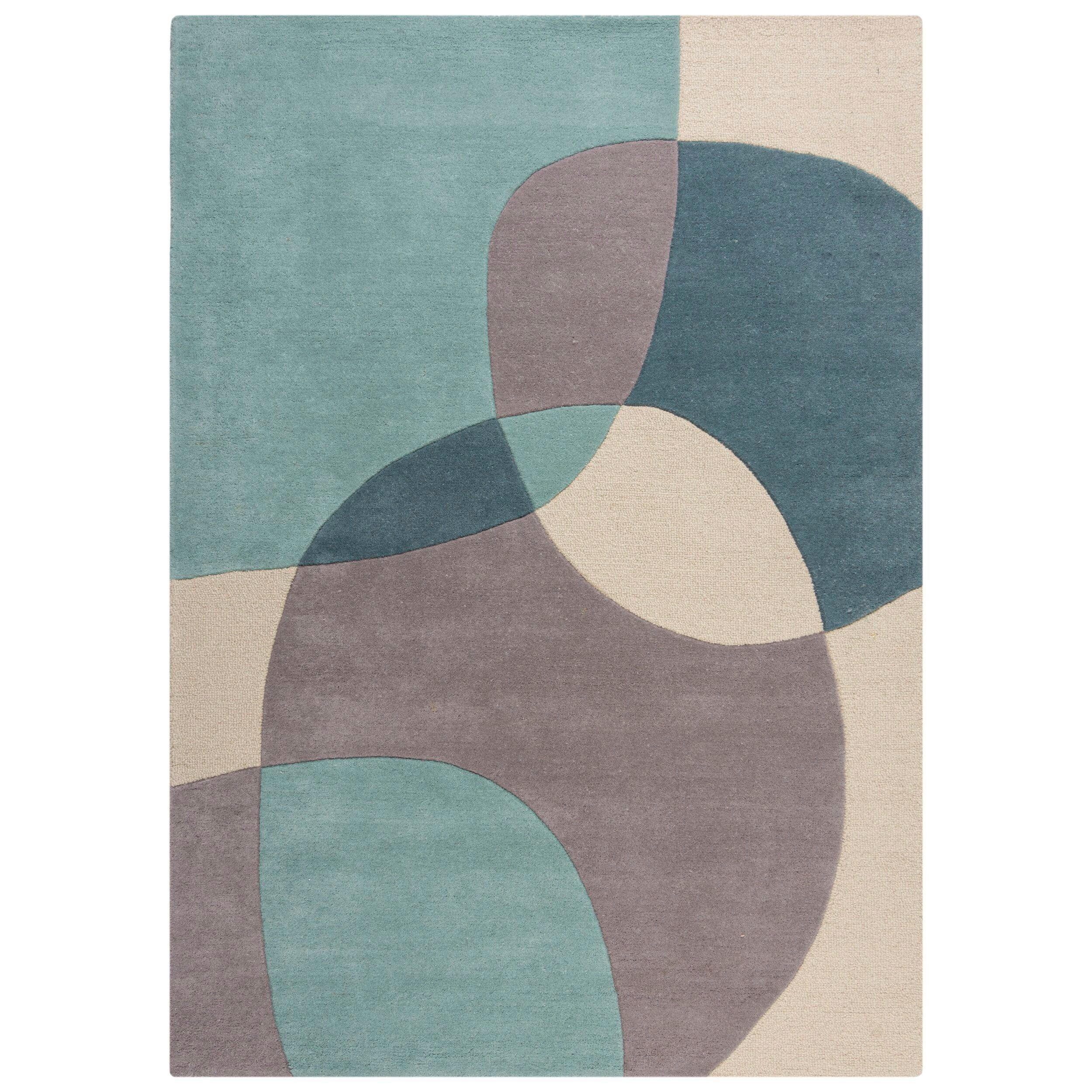 WOLLTEPPICH 170/120 cm Blau  - Blau, Basics, Textil (170/120cm) - Xora