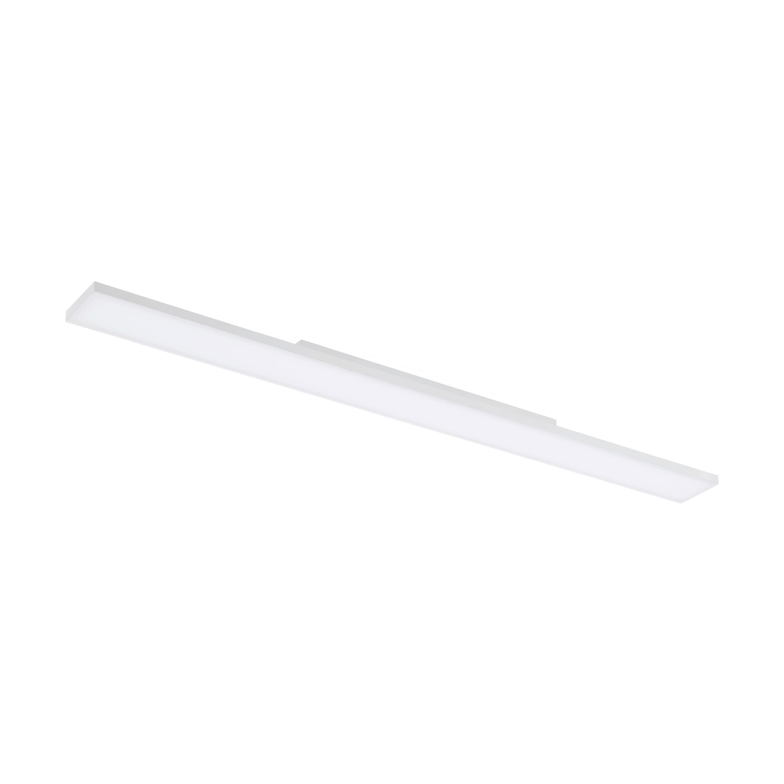 LED-DECKENLEUCHTE Turcona-Z  Smart 120/10/5 cm   - Schwarz/Weiß, Design, Kunststoff/Metall (120/10/5cm) - Eglo