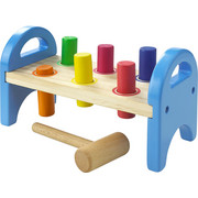 HAMMERBANK - Multicolor, Natur, Holz (21/11,8/9,5cm) - My Baby Lou