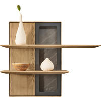 WANDBOARD 110/88,4/28,1 cm  110/88,4/28,1 cm  - Kastanienfarben/Anthrazit, Natur, Holz/Metall (110/88,4/28,1cm) - Valnatura