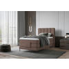 BOXSPRINGBETT 100/200 cm  in Braun  - Schwarz/Braun, Natur, Textil/Metall (100/200cm) - Esposa