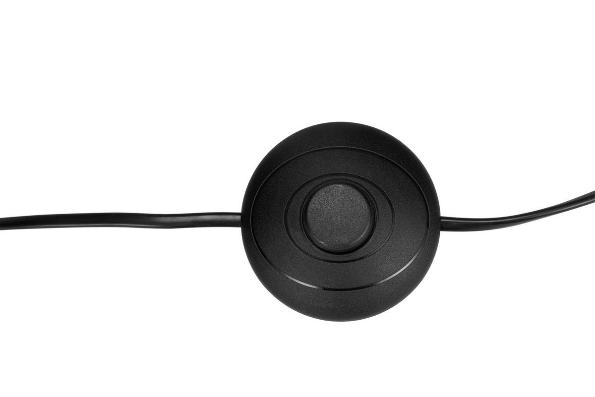 LED-STEHLEUCHTE Zhang 22/130/16 cm   - Schwarz/Kieferfarben, Design, Holz/Kunststoff (22/130/16cm) - Novel