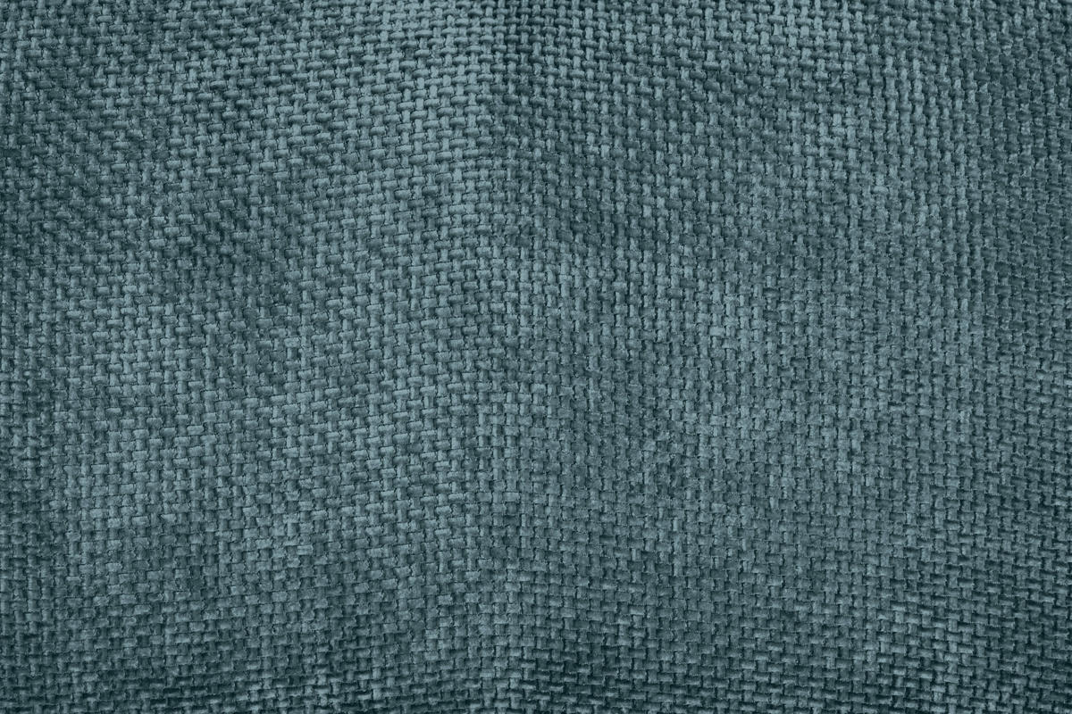 WOHNLANDSCHAFT Blau Struktur  - Blau/Schwarz, KONVENTIONELL, Textil/Metall (188/357/253cm) - Carryhome