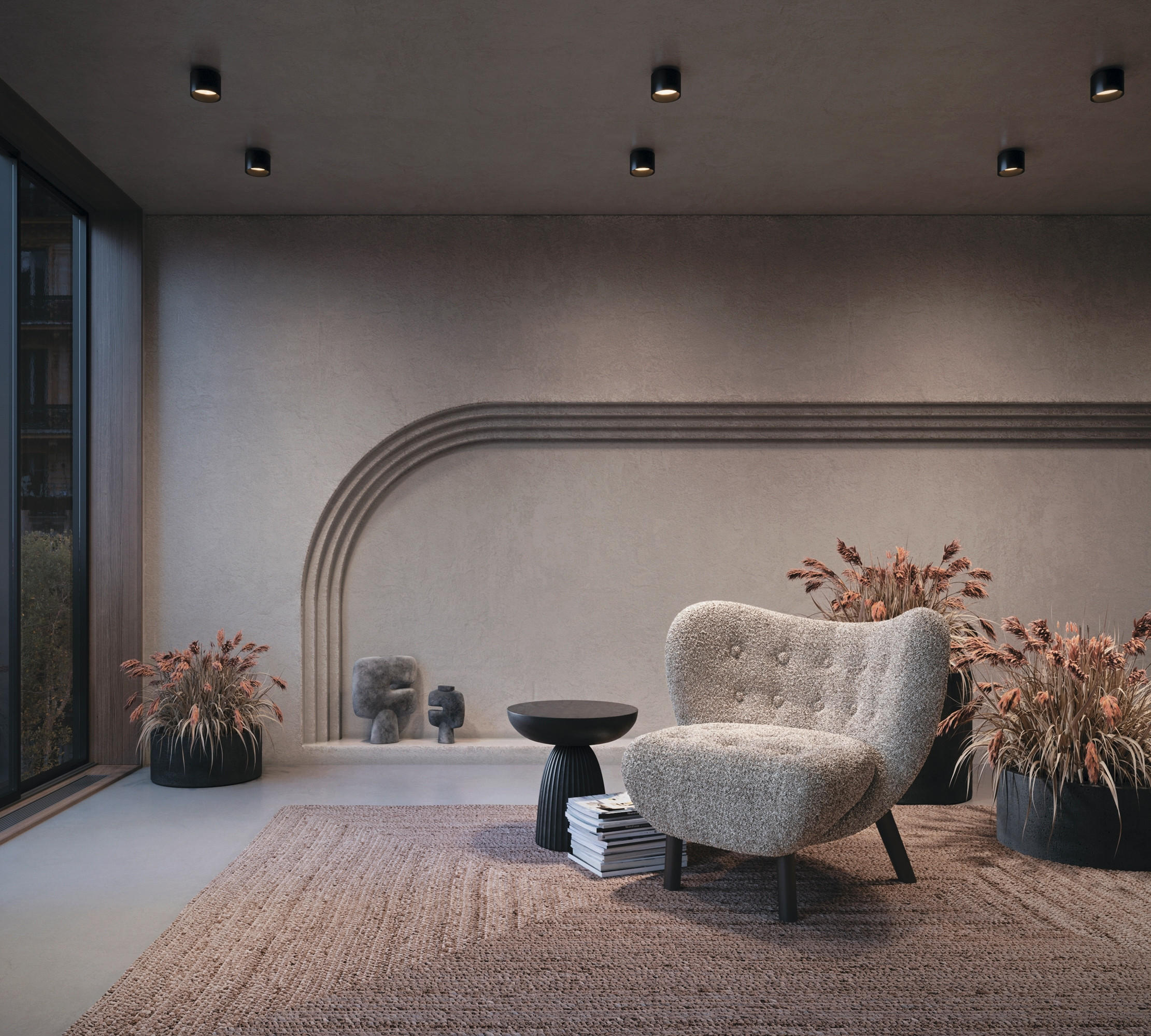 Thumbnail - Maytoni Strahler Ceiling & Wall, Schwarz, Metall, rund,rund, G, 9.2 cm, CE, getrennt schaltbar, Stufenschalter, Lampen &...