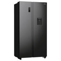 SIDE-BY-SIDE 91,5/178,6/67 cm  - Edelstahlfarben, Basics, Metall (91,5/178,6/67cm) - Gorenje