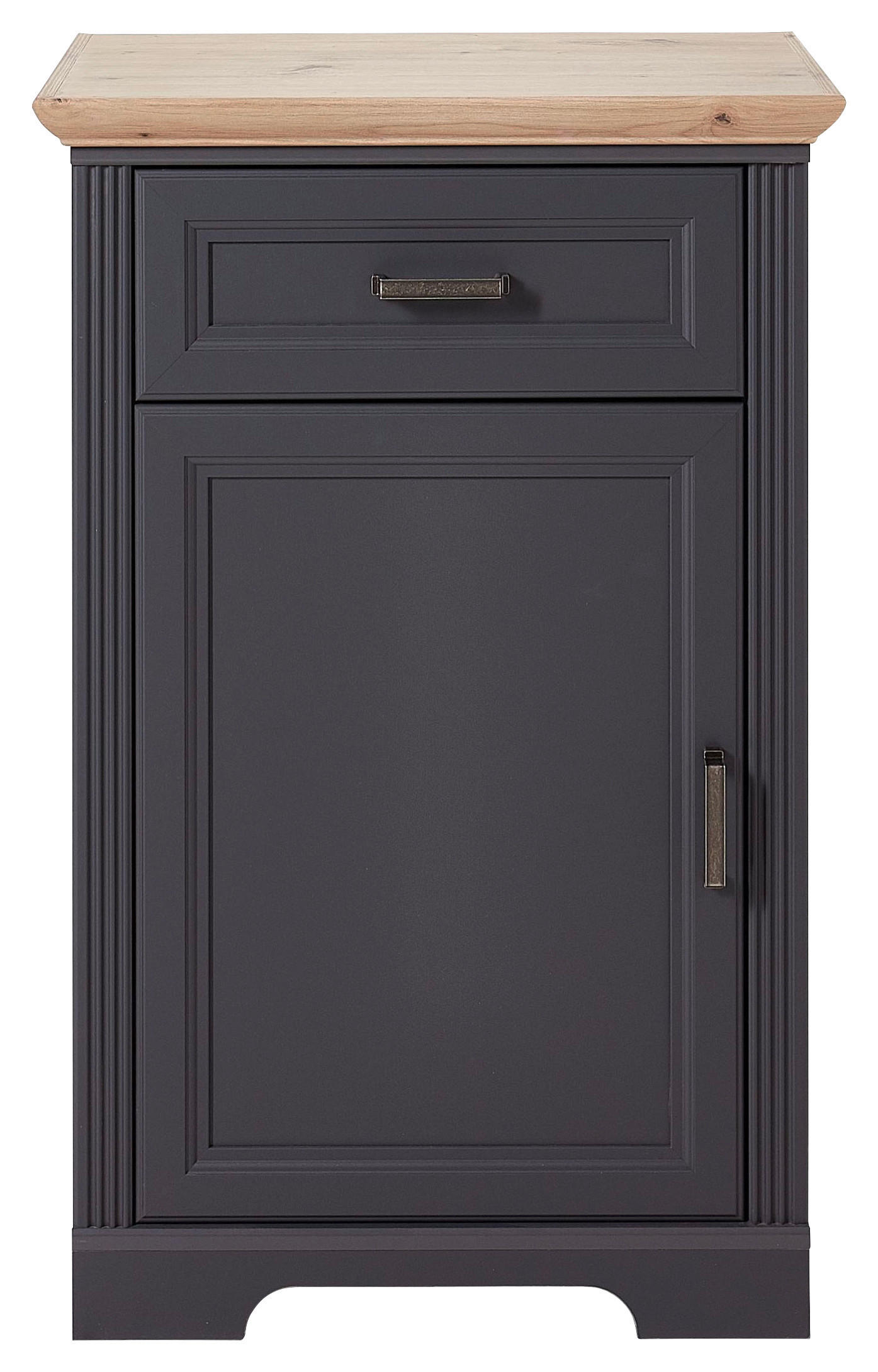 Landscape BOTNÍK, barvy grafitu, barvy dubu, 65/102/41 cm