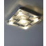 LED-DECKENLEUCHTE - Chromfarben, Design, Glas/Metall (29/29cm) - Novel
