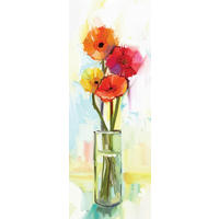 KEILRAHMENBILD Blumen 30/80 cm  - Multicolor, Basics, Holz/Papier (30/80cm)