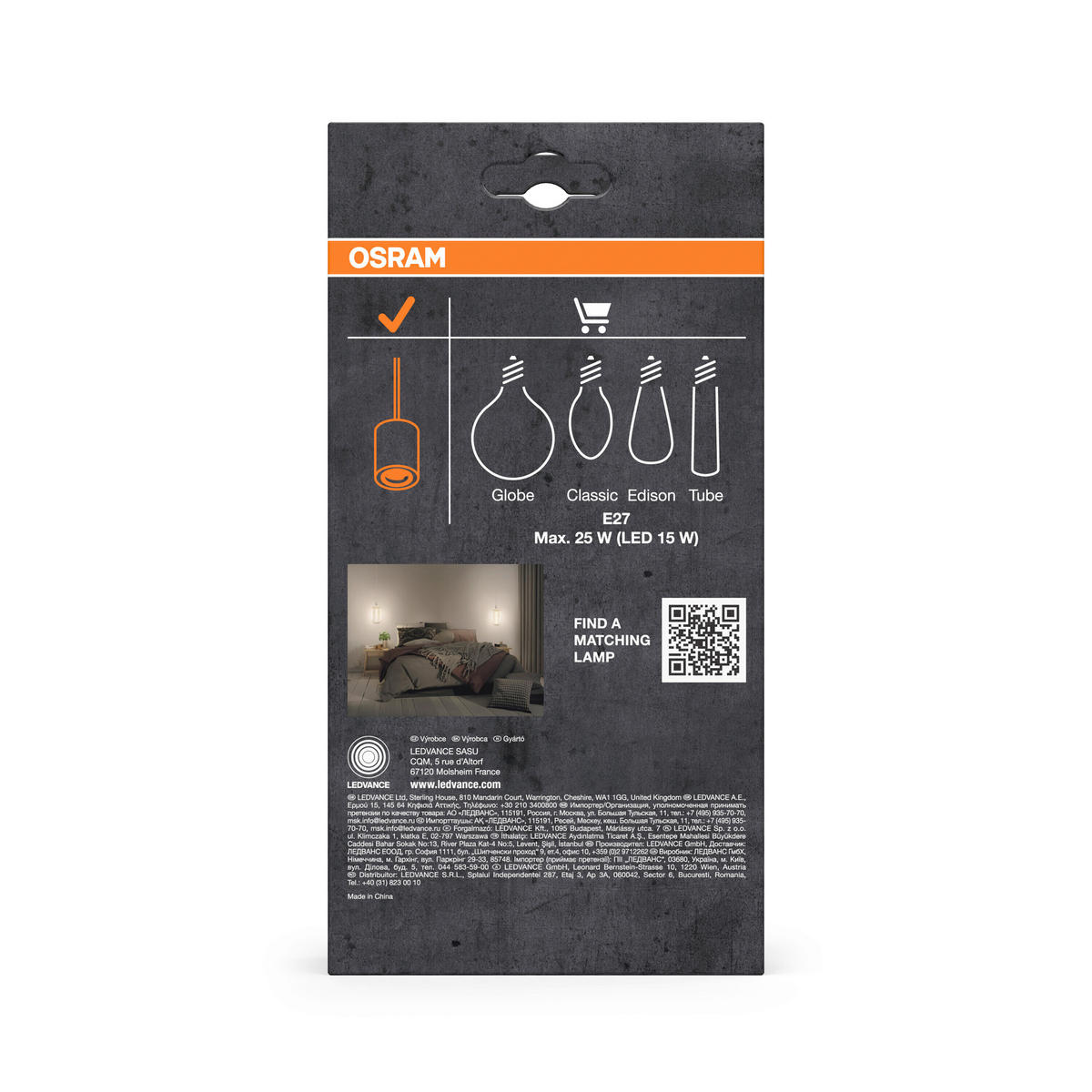 LEUCHTENFASSUNG Vintage 1906 10/228,7 cm   - Beige, KONVENTIONELL, Metall (10/228,7cm) - Osram