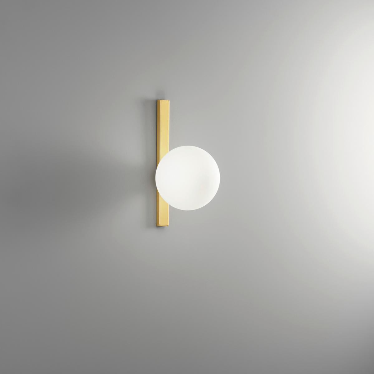 WANDLEUCHTE Luce Ambiente e Design 28/14 cm   - Goldfarben/Weiß, KONVENTIONELL, Glas/Metall (28/14cm)