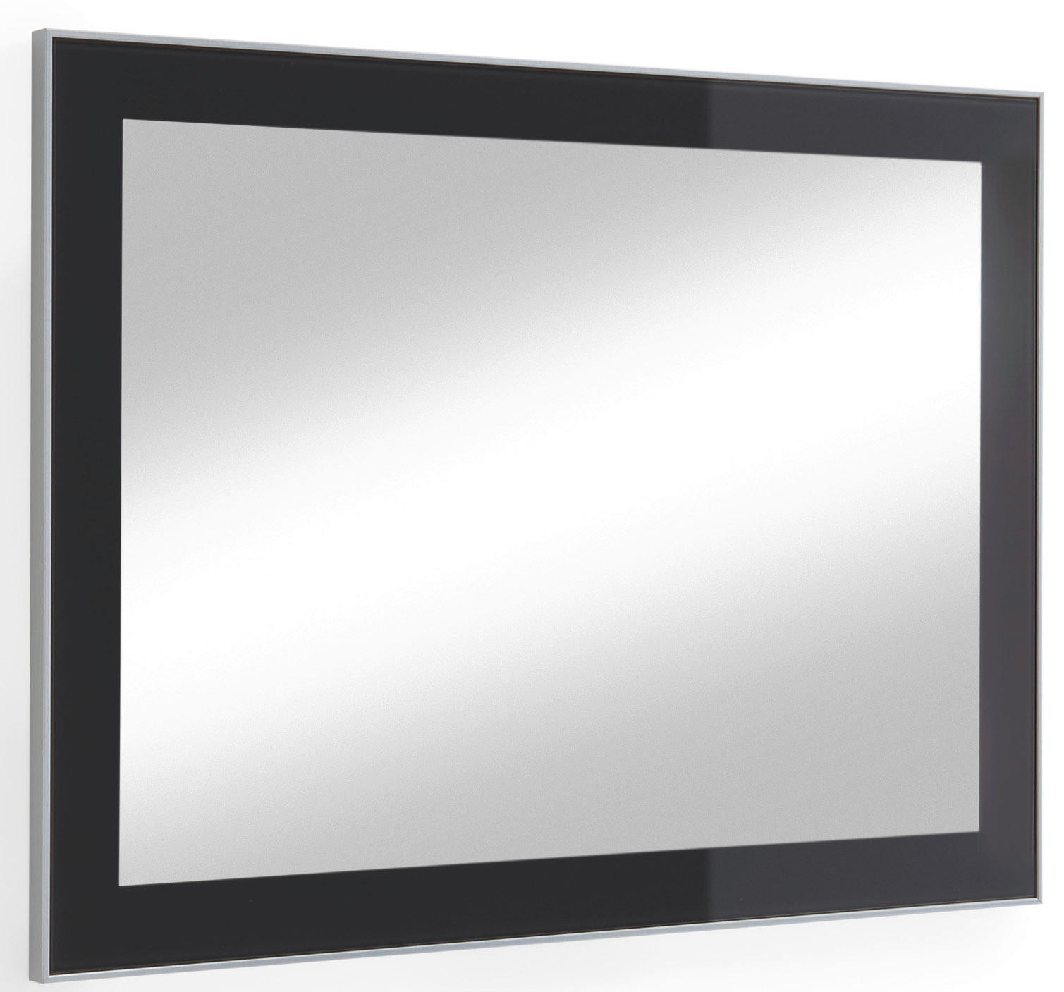 WANDSPIEGEL 80/60/2 cm  - Anthrazit, Design, Glas (80/60/2cm)
