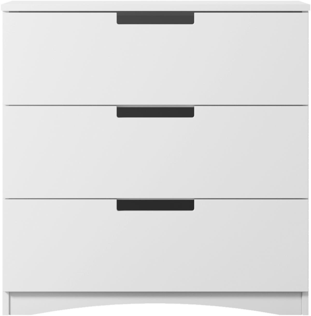 KOMMODE Classic  in 80/81/41 cm  - Weiß, MODERN, Holzwerkstoff (80/81/41cm) - MID.YOU