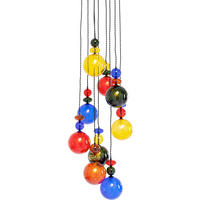 HÄNGELEUCHTE Mazzo 44/150/44 cm   - LIFESTYLE, Glas/Metall (44/150/44cm) - Kare-Design