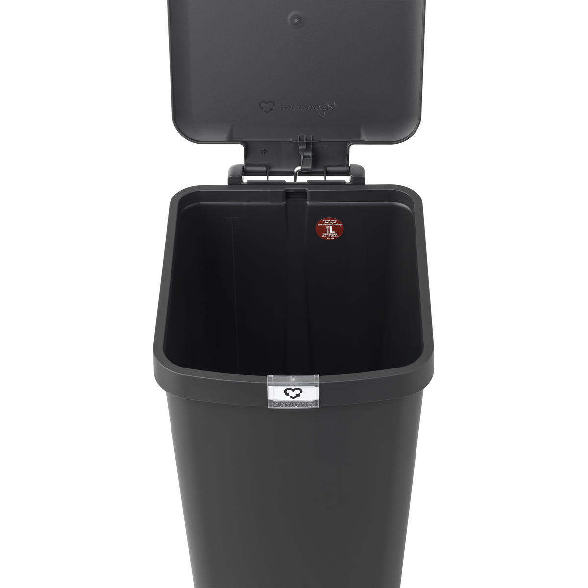 ODPADKOVÝ KOŠ  40 l - tmavě šedá, Basics, plast (28/66.6/35.2cm) - Brabantia