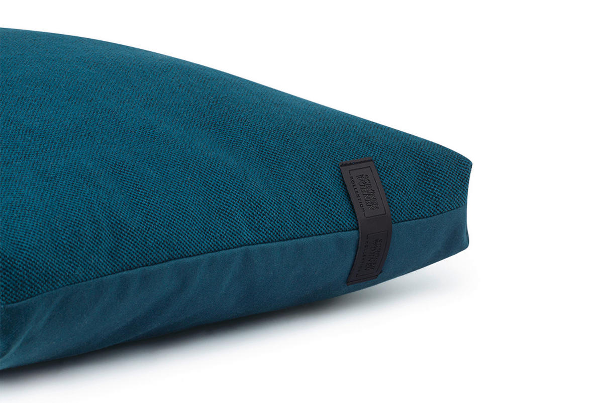 KISSENHÜLLE SW-Solo 38/58 cm  - Blau/Dunkelblau, Basics, Textil (38/58cm) - Schöner Wohnen
