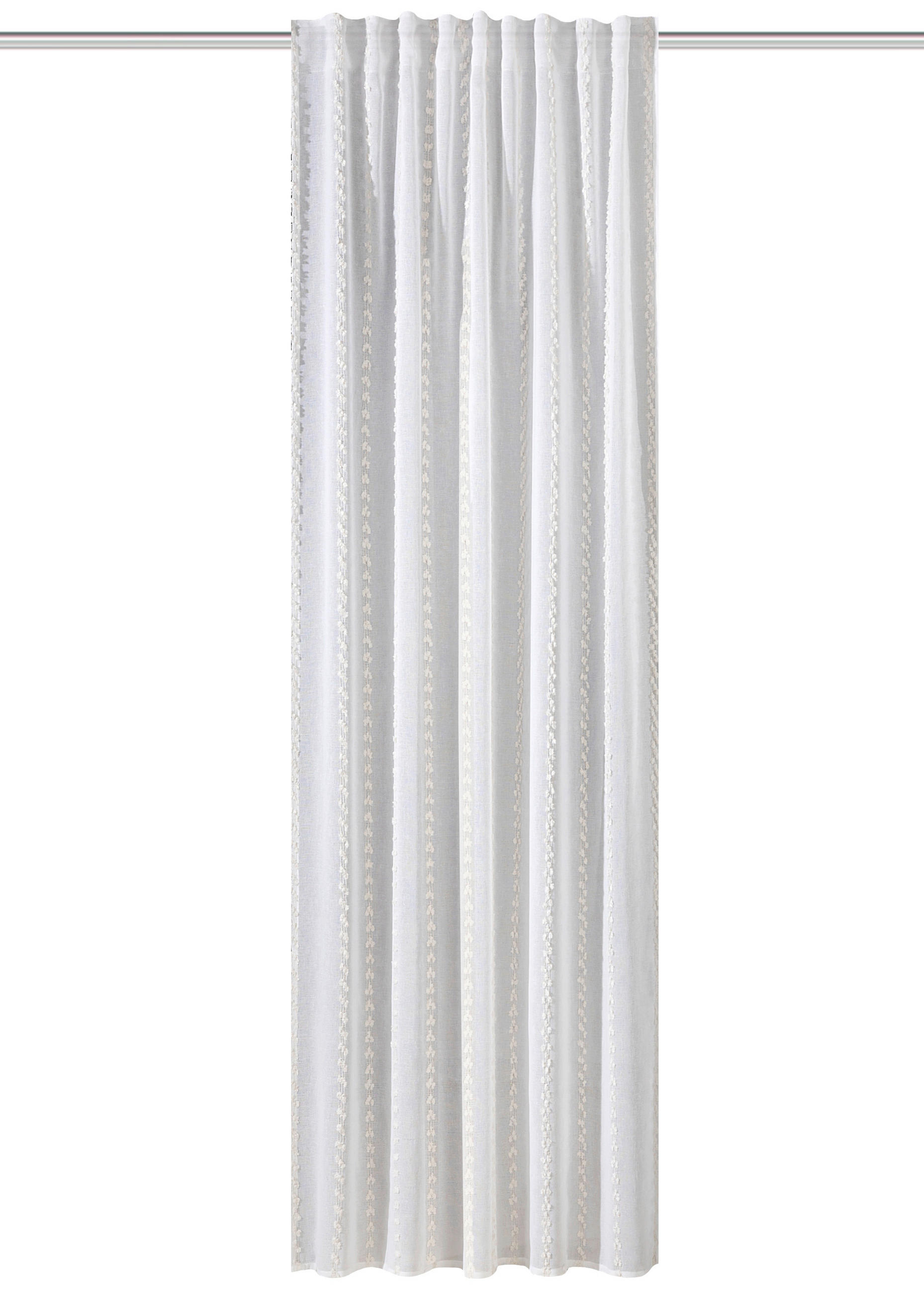 FERTIGVORHANG  halbtransparent   135/245 cm  - Naturfarben, Basics, Textil (135/245cm)