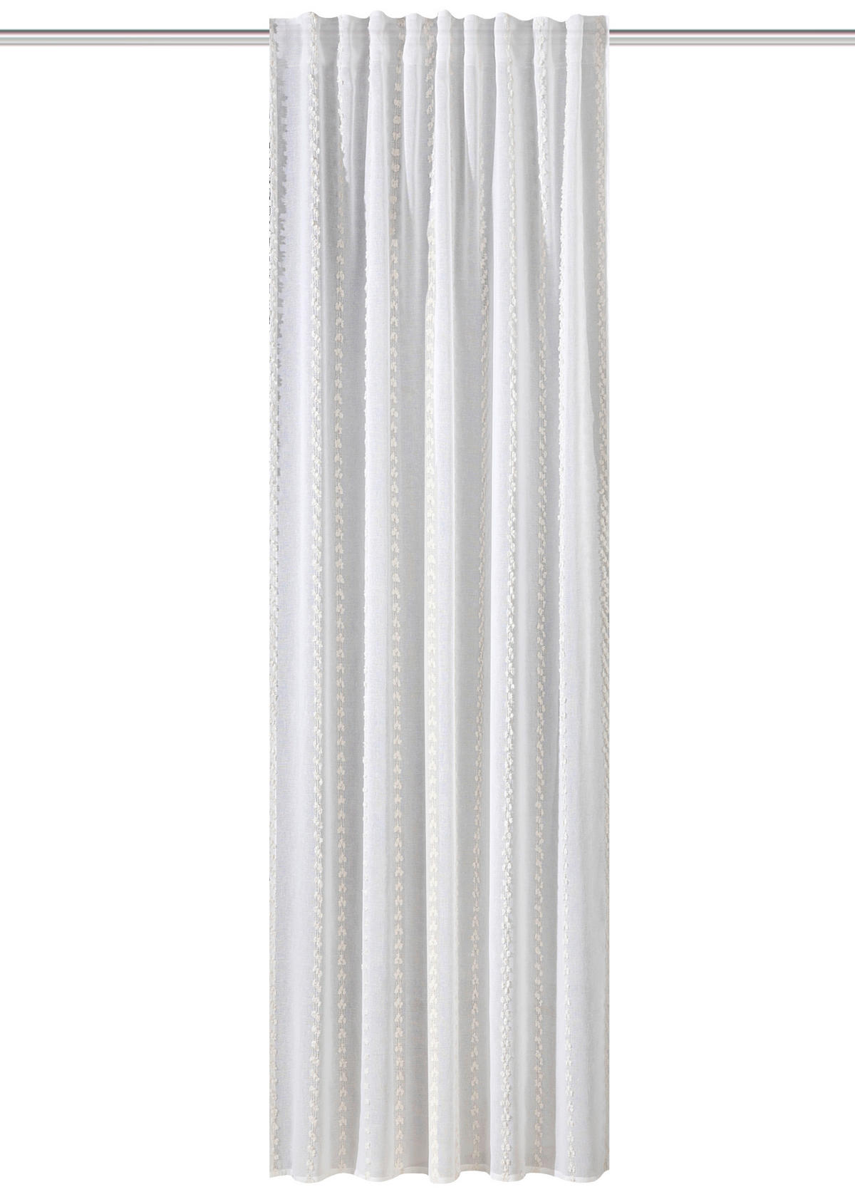 FERTIGVORHANG  halbtransparent   135/245 cm  - Naturfarben, Basics, Textil (135/245cm)