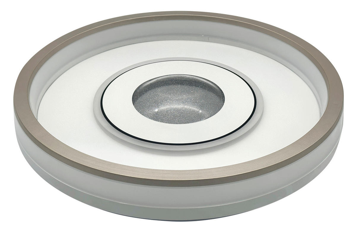 LED PLAFONJERA VIOLET  - svetlosiva, Osnovno, plastika (47,5/5cm)