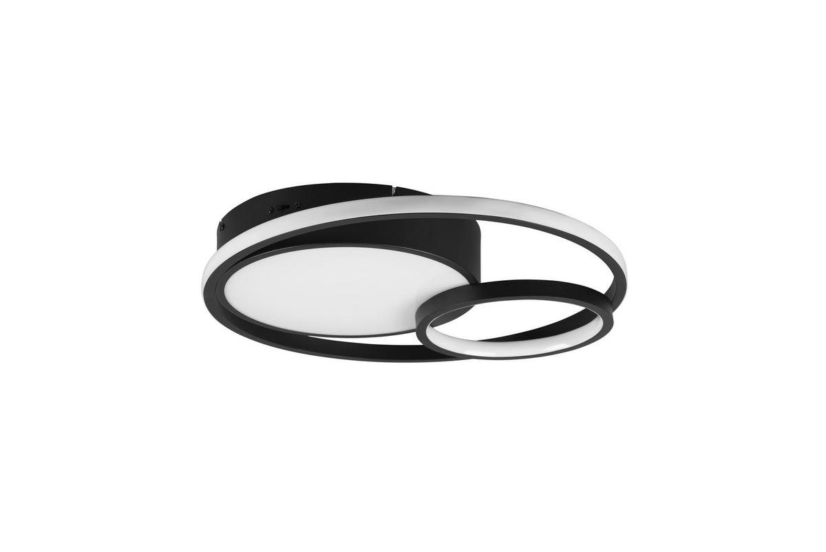 LED PLAFONJERA Vuelta  - crna, Trendi, metal (48/9,5cm)