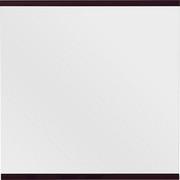 SPIEGEL 75/75,6/4,6 cm - Aubergine, Design, Glas/Holzwerkstoff (75/75,6/4,6cm) - Invivus