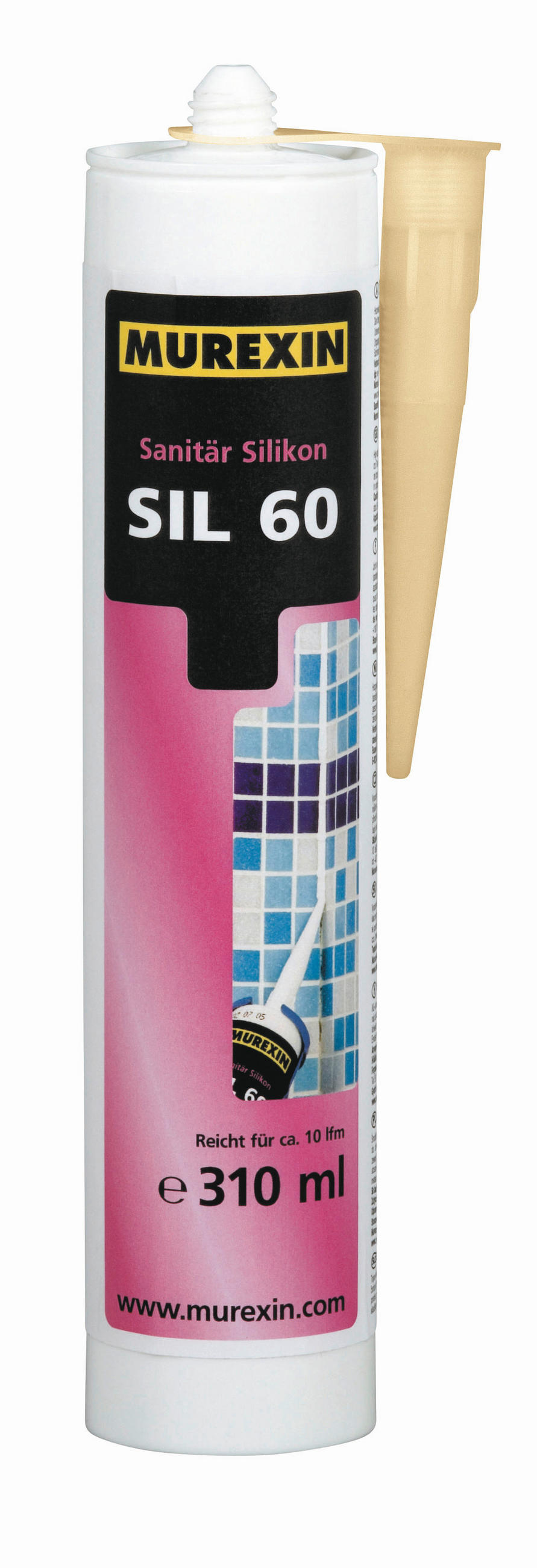SANITÄRSILIKON - Sandfarben, Basics (0,31l) - Murexin