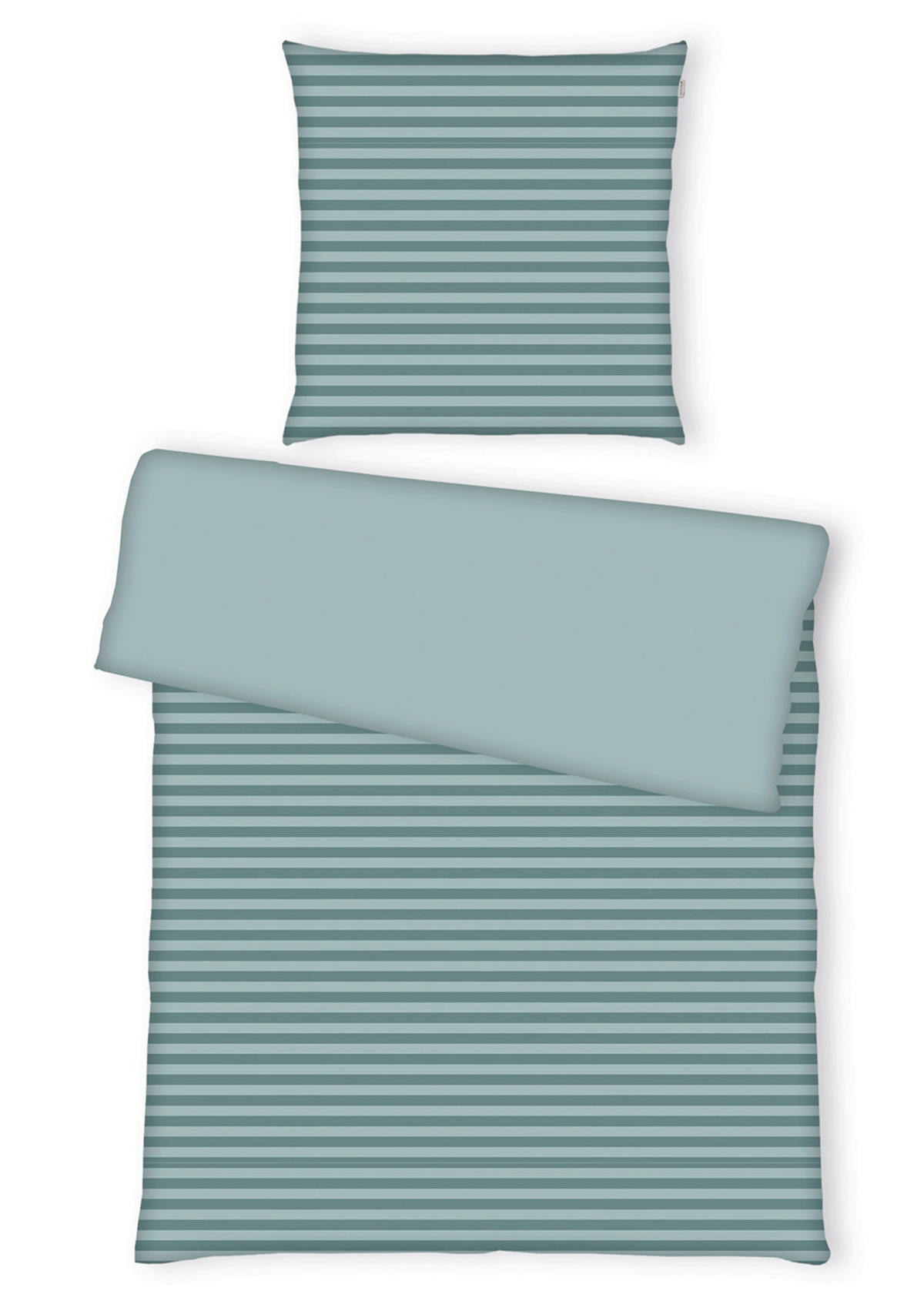 WENDEBETTWÄSCHE Renforcé 135/200 cm  - Salbeigrün/Mauve, Basics, Textil (135/200cm) - Tom Tailor