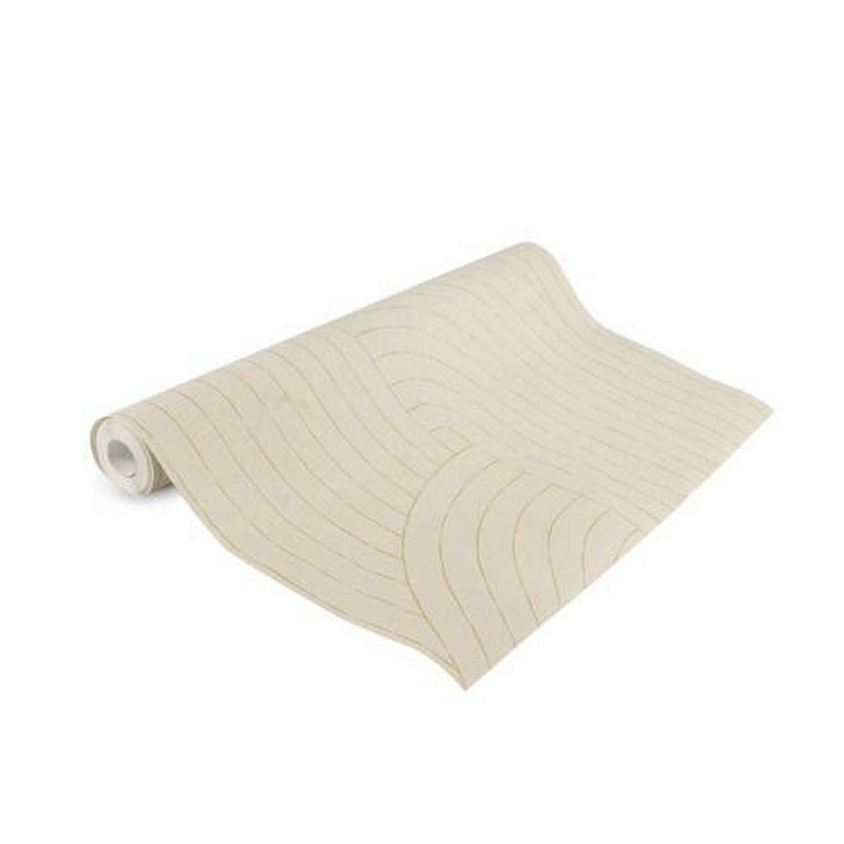 VLIESTAPETE - Taupe, Basics, Papier/Kunststoff (53/1005cm)