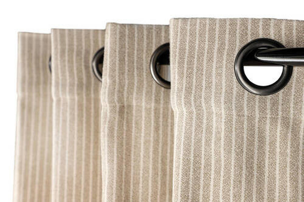 ÖSENSCHAL E-Fun blickdicht 140/250 cm   - Beige, Basics, Textil (140/250cm) - Esprit