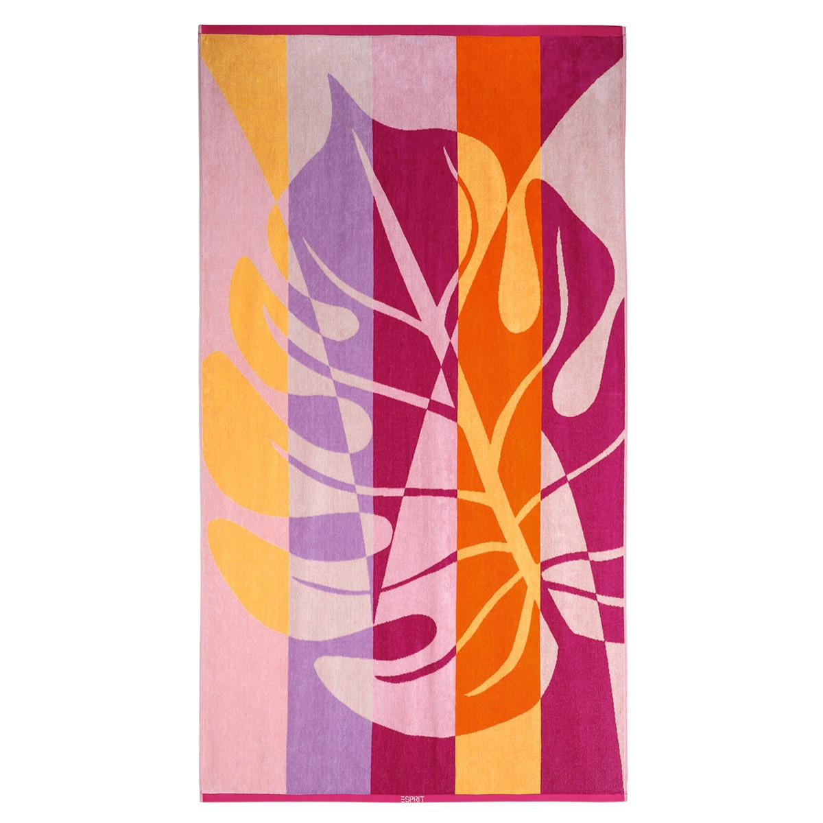 PEŠKIR ZA PLAŽU 100/180 cm , narandžasta, ružičasta, magenta  - magenta/ružičasta, Konvencionalno, tekstil (100/180cm) - Esprit