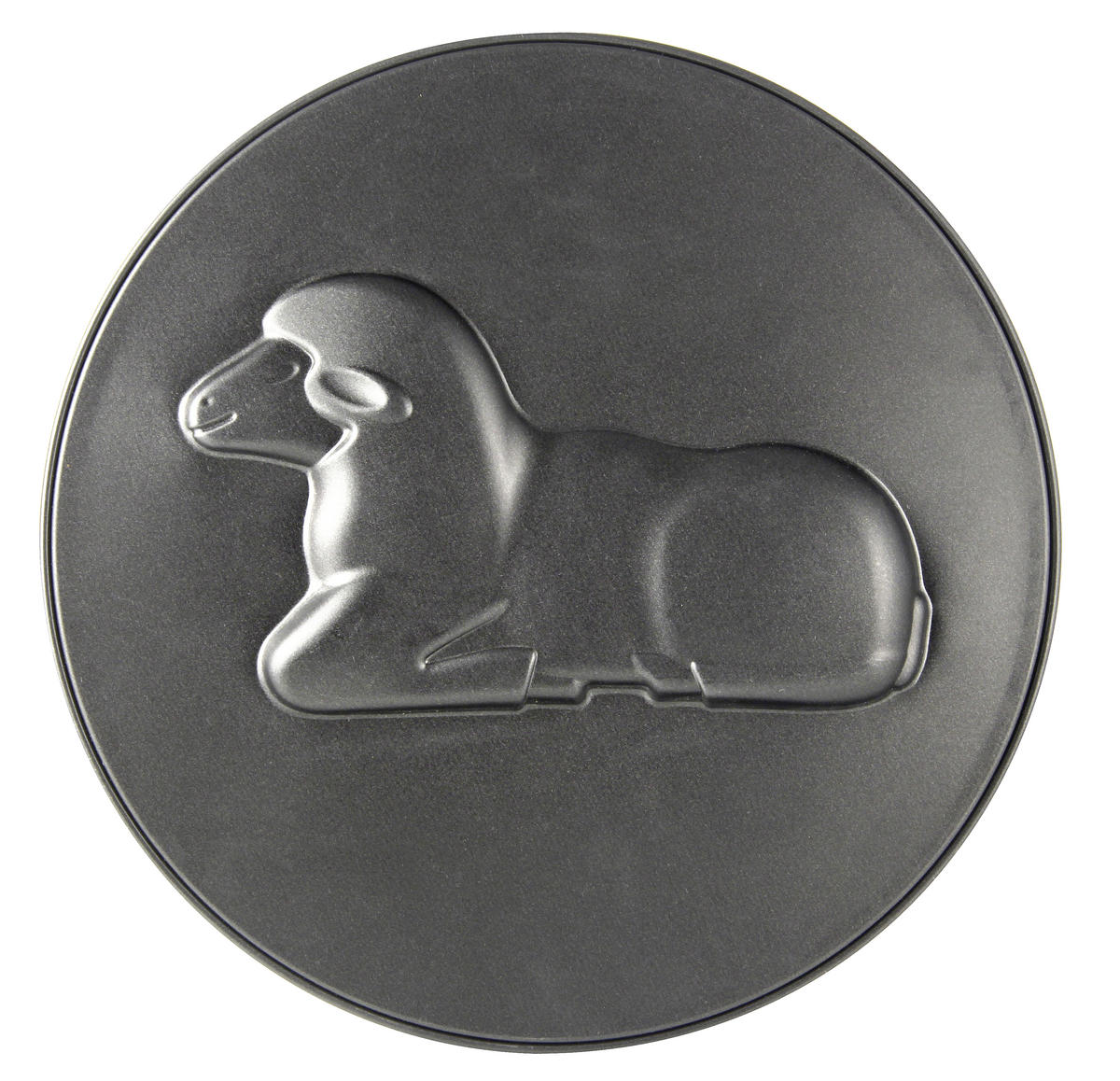 Backform-Set mit 2 Motivböden - Schwarz, Metall (26/6,5cm) - Zenker